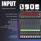 12-channel Professional Mixer With 99 Dsp Effects And Bluetooth usb Connectivity