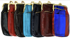 Genuine Eel Skin Leather Tobacco Lighter Holder Cigarette Soft Case Unisex