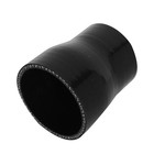 Black 2  To 2 5  Straight Silicone Hose Reducer Turbo 51-63mm Coupler Pipe