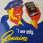 Vintage Harley Davidson Motorcycles Sign - Porcelain Oil Can Gas Station Sign