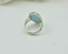 Genuine Larimar Ring 925 Sterling Silver Statement Handmade Ring All Size  R80