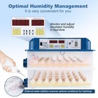 New 120 Eggs Incubator Temperature Control Automatic Digital Chicken Egg Hatcher