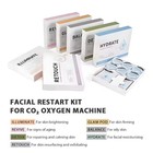 Facial Spa Co2 Bubble Oxygen Beauty Machines   Skin Bright Gel Exfoliat Pods Kit
