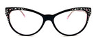 New Bebe Bb7024 001 Black Rose Authentic Eyeglasses 56-15-135