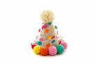 Dog Birthday Hat   Collar Set   Colorful Polka Dot Outfit   Puppy 1 St Birthday