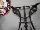 Antique Willcox   Gibbs Sewing Machine Ornate Cast Iron Treadle Base W  Wheels