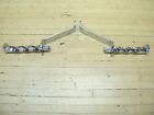 Vintage Nos Chrome Spike Highway Foot Pegs Honda Triumph Yamaha Bobber Chopper