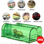 2pcs Mouse Trap Case Rat Catcher Mice Cage Pest Humane Large Live Rodent Control