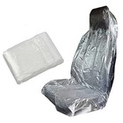 100pcs Universal Car Disposable Plastic Seat Cover 3 2 Pounds mechanic Valet 