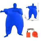 Qshine Adult Inflatable Full Body Jumpsuit Cosplay Costume Halloween Funny Fa   