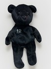 Roger Clemens Salvino s Bammers 1999 Opening Day  12 Black Beanie Plush Bear