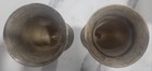 Vintage Pair Of Gorham Sterling Silver Trumpet Formed Vases  614  9 Inches Tall 