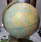Vintage Replogle Comprehensive Globe 12 Inch World Map