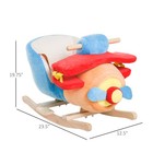 Baby Rocking Horse  Plush Rocker W  Realistic Sound  Pedals
