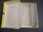 Vtg 60 s Prepared Microscope Slides Lot Sears Milben Japan 5 Boxes 59 Slides  B2