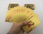 2 Decks Waterproof 24k Foil Playing Cards Collection Gold Diamond Poker Game