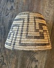 Native American Pima Basket Pima Vintage Whirling Log Design  7 diameter  5 5 H