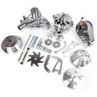For Sbc 283 302 305 350 400 V-belt Kit Long Water Pump Lwp Alt Ps
