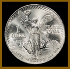 Mexico Libertad 1 Oz Silver  999 Coin 1985 Mo Victory Pcgs Gold Shield Ms 65