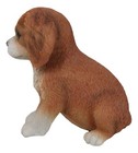 Adorable Blenheim Cavalier King Charles Spaniel Puppy Dog Breed Figurine 6 l