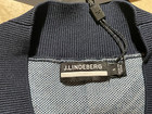 J lindeberg Golf Women s Nk Knitted Cardigan Gwkw07499 Boy Blue Small Nwt