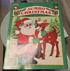 Vintage Jumbo Christmas Coloring And Activity Book Landolls 1993 Edition Puppy