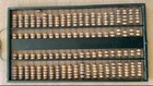 Antique Asian Double Abacus Chinese Japanese Style Wood Beads Large Rare Htf