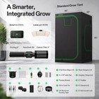 Vivosun 1680d 4x4ft E42a  Smart Grow Tent Kit 400w Led Grow Light   Aerozesh G6