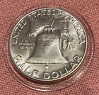 1958 D Franklin Half Dollar  90  Silver  Ms  Bell Lines  Buyers Choice