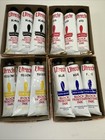 New Old Stock Ulrecht  Block Printing Ink 12 Tubes Black Red Yellow Blue