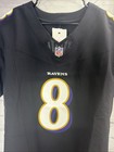 Nwt Nike Ravens Lamar Jackson  8 Black Vapor Fuse Elite Football Jersey Men   s 48