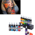25-color Professional Tattoo Ink Set  Permanent  1oz 30ml  Authentic Pigments