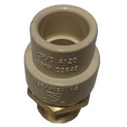 25 Pcs  1 2 Male Npt X 1 2  Cpvc Adapter  Lead Free Brass  1 2 Cpvc Male Adapter
