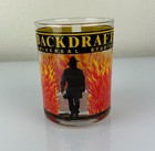 Backdraft Universal Studios Lowball Drinking Glass 90s Firefighter Movie Souveni