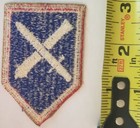 Korean War Era Us Army 75th Regimental Combat Team Patch Ssi Nos