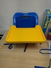 Vintage Safety 1st First Fold-up Booster Seat Chair On The Go Space Saver W box