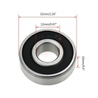 6201rs Ball Bearing Double Sealed Deep Groove 12 X 32 12 X 32 X 10mm