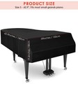 Grand Piano Cover  Leather Waterproof Dustproof Baby Piano Cover Washable Sof   