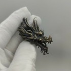 Chinese Old Bronze Copper Statue Hand Carved Dragon      80088