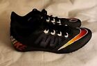 New Nike Zoom Rival Sprint Black Orange Track  With Spikes Wms 9 615998-540 Read