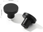 10 Pack Cabinet Knobs Black Kitchen Cabinet Knobs Round Dresser Drawer Knobs Mat