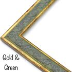 Decorative Ornate Picture Frame  Elegant Wood Custom Frames For Wall Art  Gold