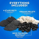National Geographic Rock Tumbler Grit   Media Refill Kit - Silicon Carbide