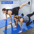 Yoga Mat 3mm Thick Non Slip Exercise Fitness Pad Dark Blue Funtery Bulk Workout
