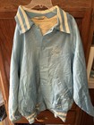 Rare Vintage 1970   s Hank Williams Jr  Bomber Tour Jacket Blue Size Large  