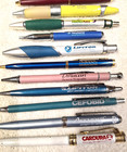 Lot 15 Heavy Metal Drug Rep Pens Pharmaceutical Pharma Medical Collectible
