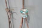Antique Lightning Rod Glass Holder Copper Iron Stand Tripod Lot Vintage