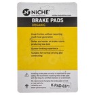 Niche Brake Pad Set For Ktm 390 Duke Rc Cup 90113030000 Front Organic