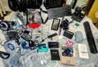 Huge  Electronics Junk Drawer  Some Items Untested Place The All Pictures An   