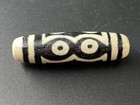 Rare Tibetan Old Oily Agate Dzi  7 Eyes bead Pendant 55mm A5